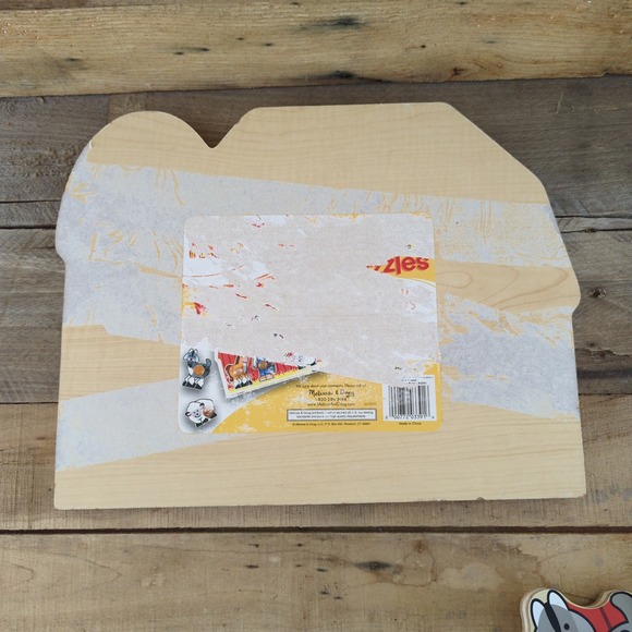 Large Farm Jumbo Knob Puzzle by Melissa & Doug / 8 Pieces / Pre-owned - Picture 7 of 7